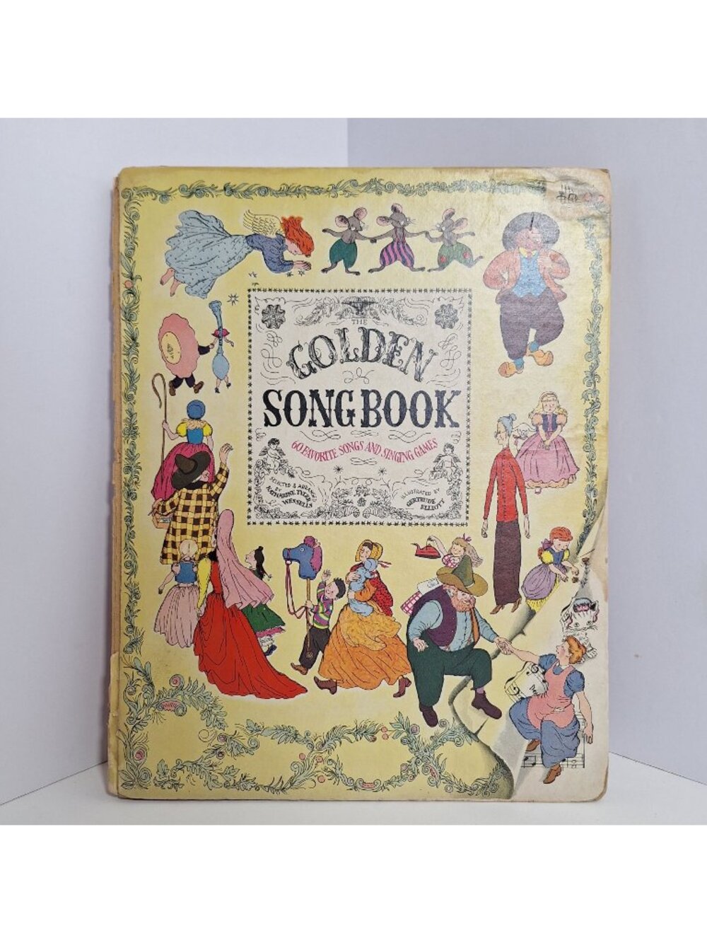 The Golden Song Book 1945 60 Favorite Singing Games Hardcover Illustrated Music